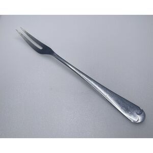 Vintage Sipelia Stainless 7.5” Carving Fork Flatware Stainless Nickel England